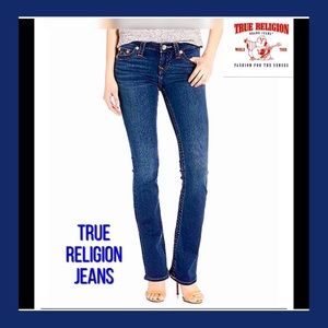 True Religion Denim Jeans, Medium Wash Classic , 28/6, NWT